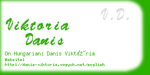 viktoria danis business card